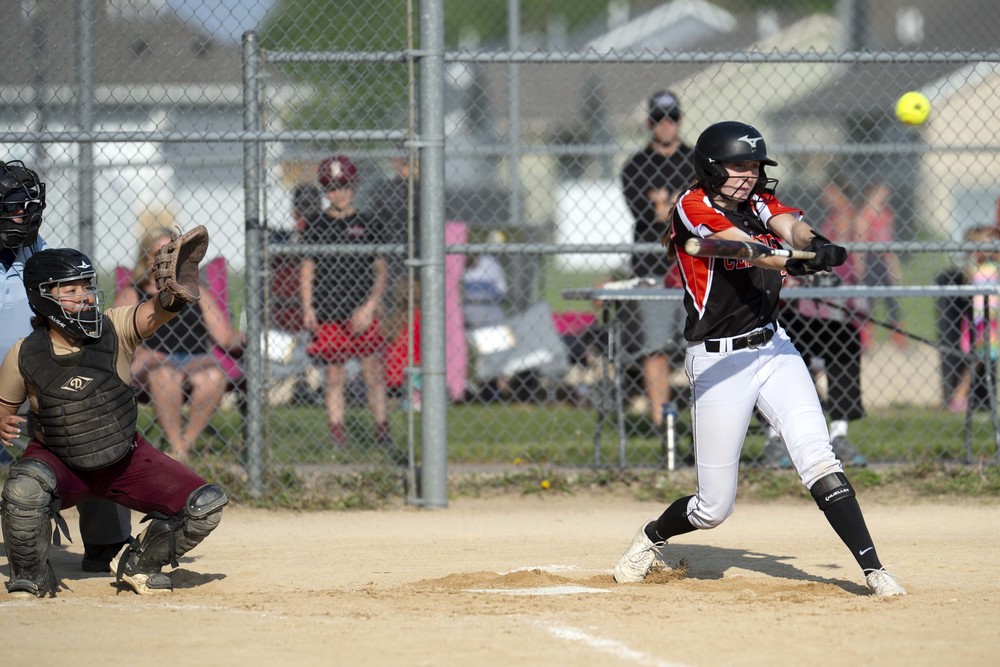 Lexy Waldron batting