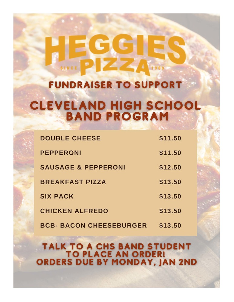 Heggies Pizza Fundraiser