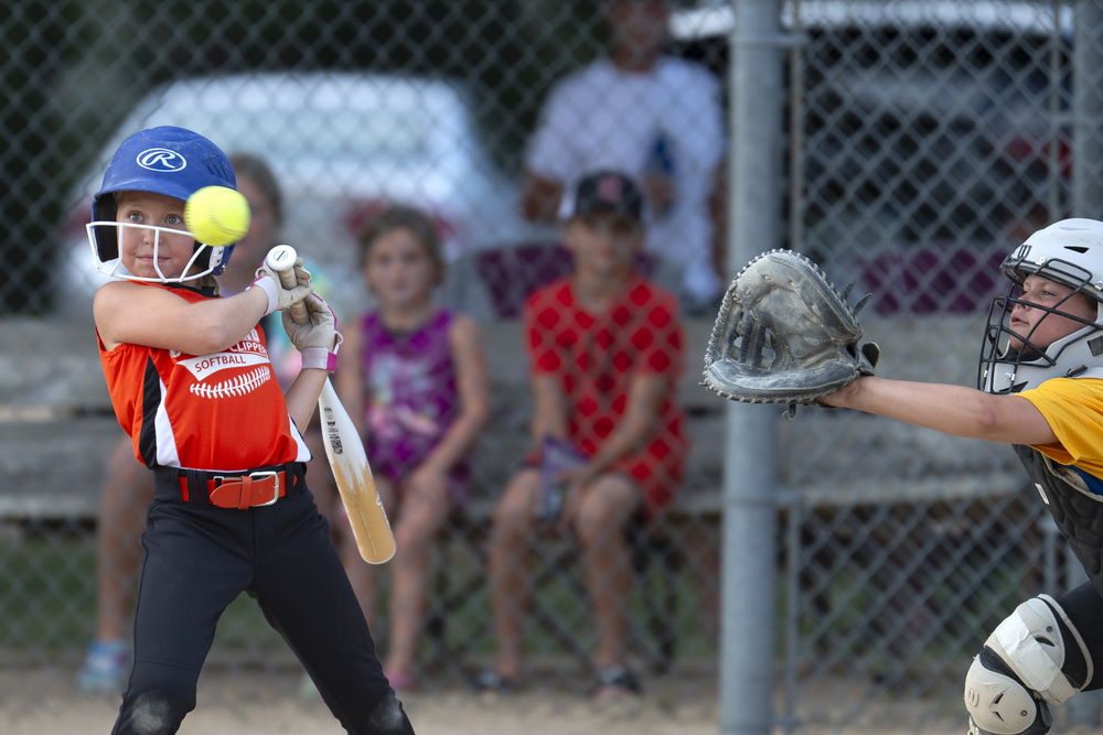 Lucy Smith at bat