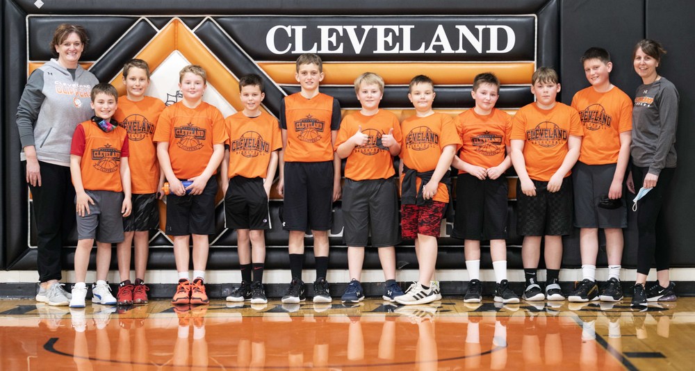 Fifth  grade boys basketball team